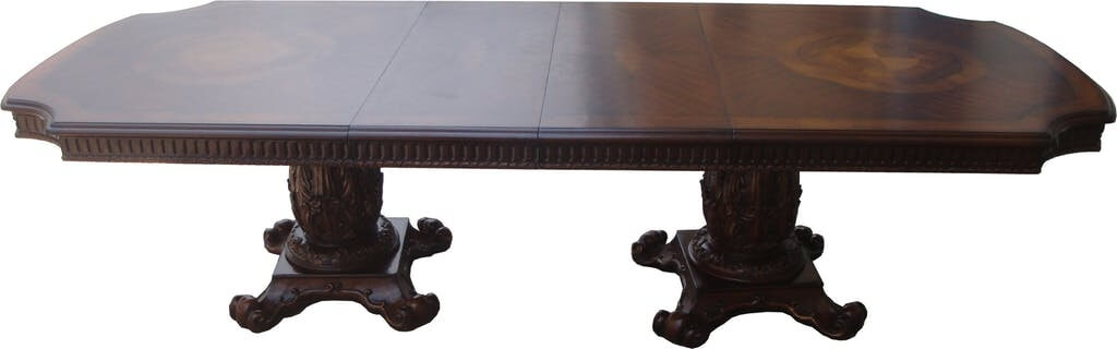 Vendome PU/Wood 120"L Dining Set by ACME