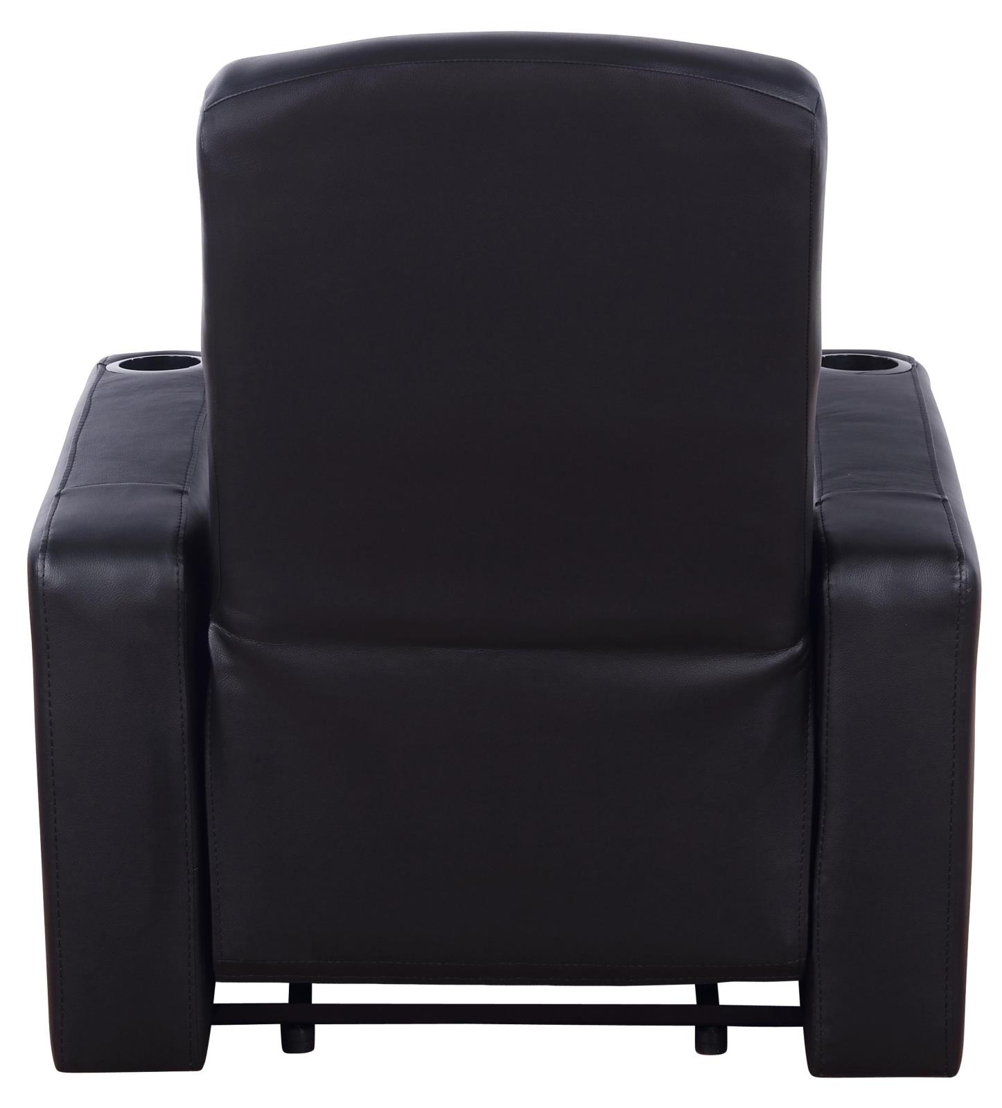 Cyrus 3-Piece Top Grain Leather/PVC Home Theater Seating