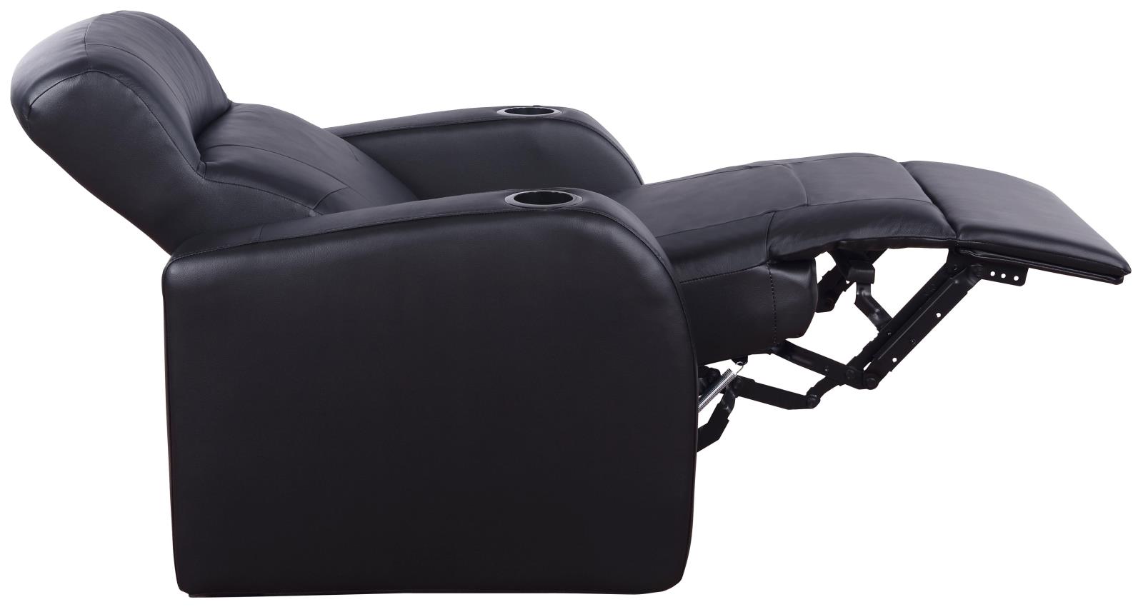 Cyrus 3-Piece Top Grain Leather/PVC Home Theater Seating