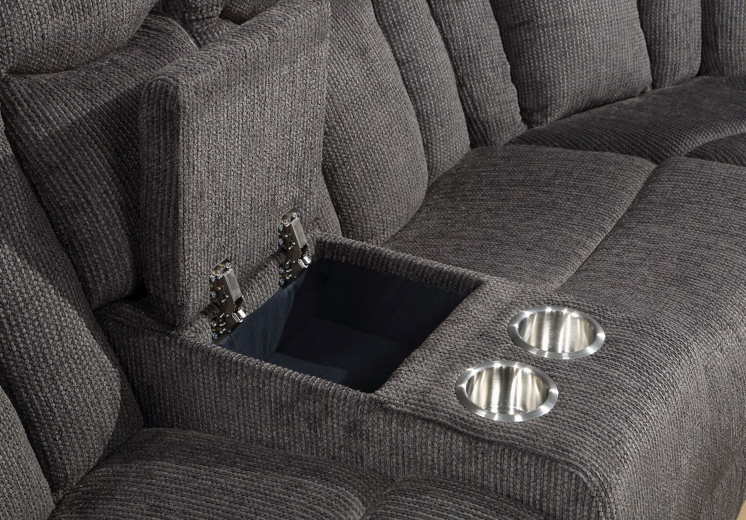 Rylan Fabric L-Shaped Reclining Sectional Sofa