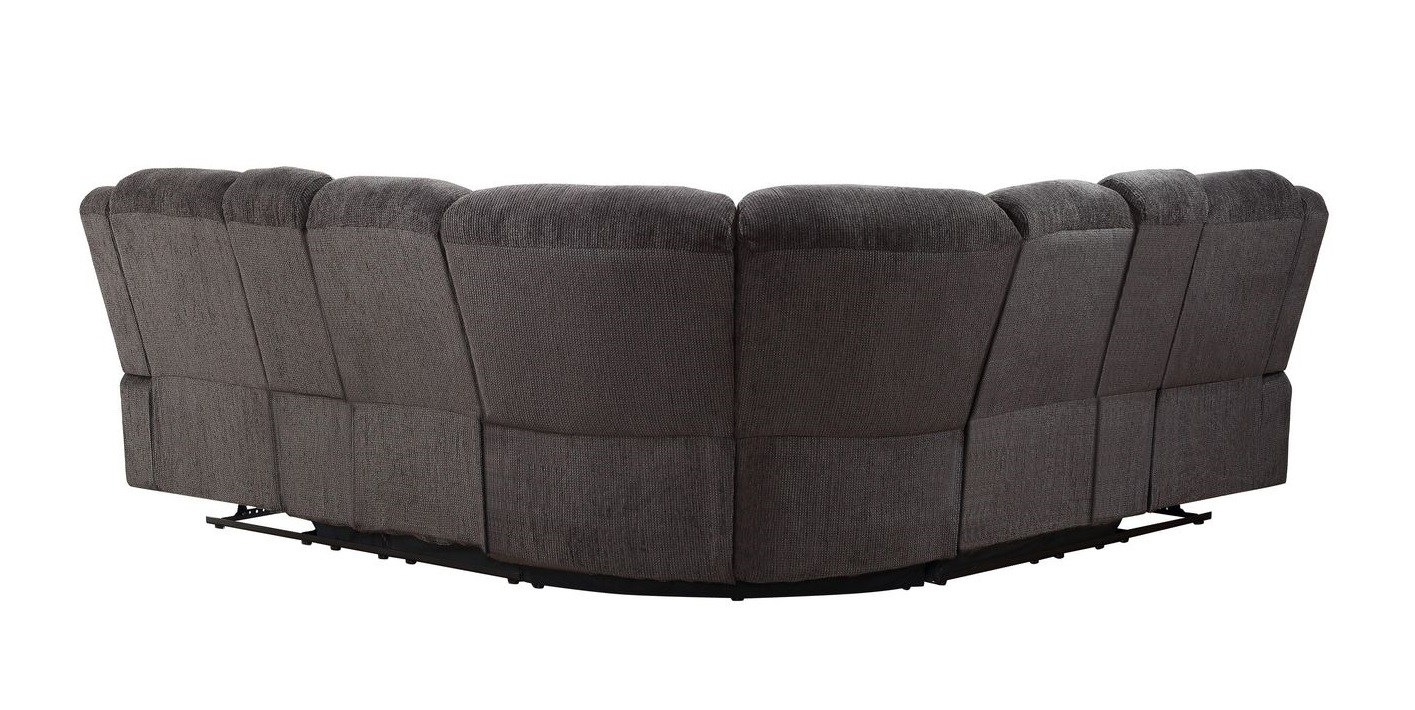 Rylan Fabric L-Shaped Reclining Sectional Sofa