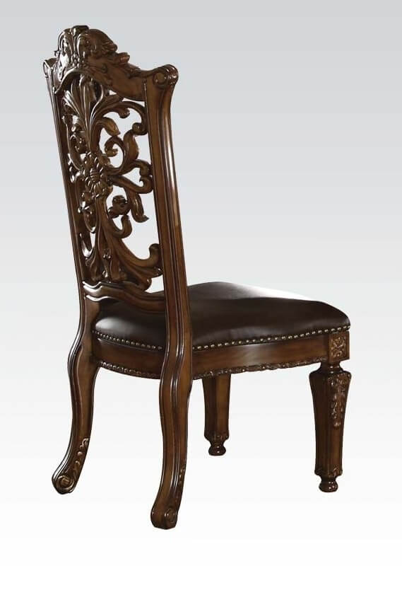 Vendome PU/Wood 120"L Dining Set by ACME