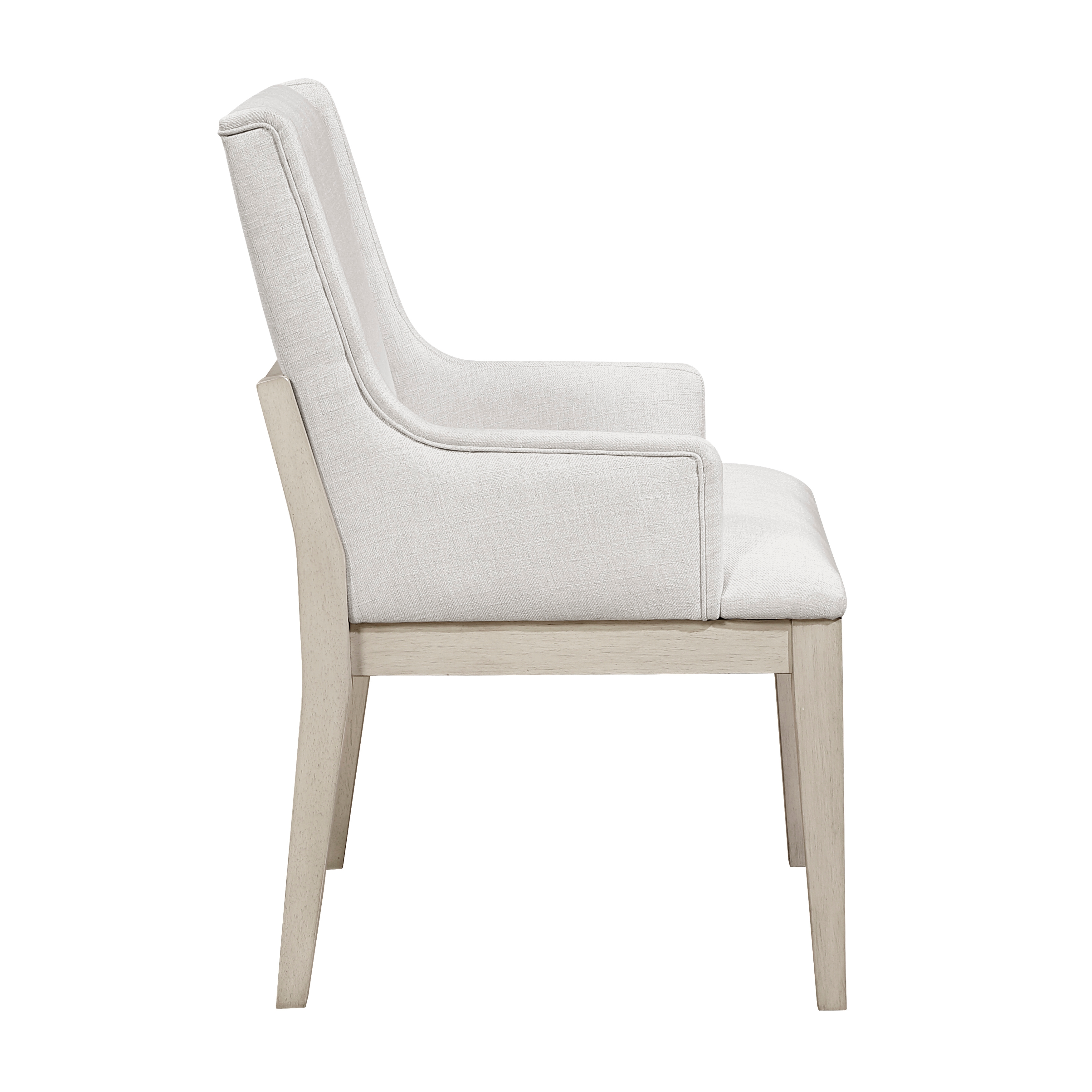 Tundra Fabric/Wood Arm Chair