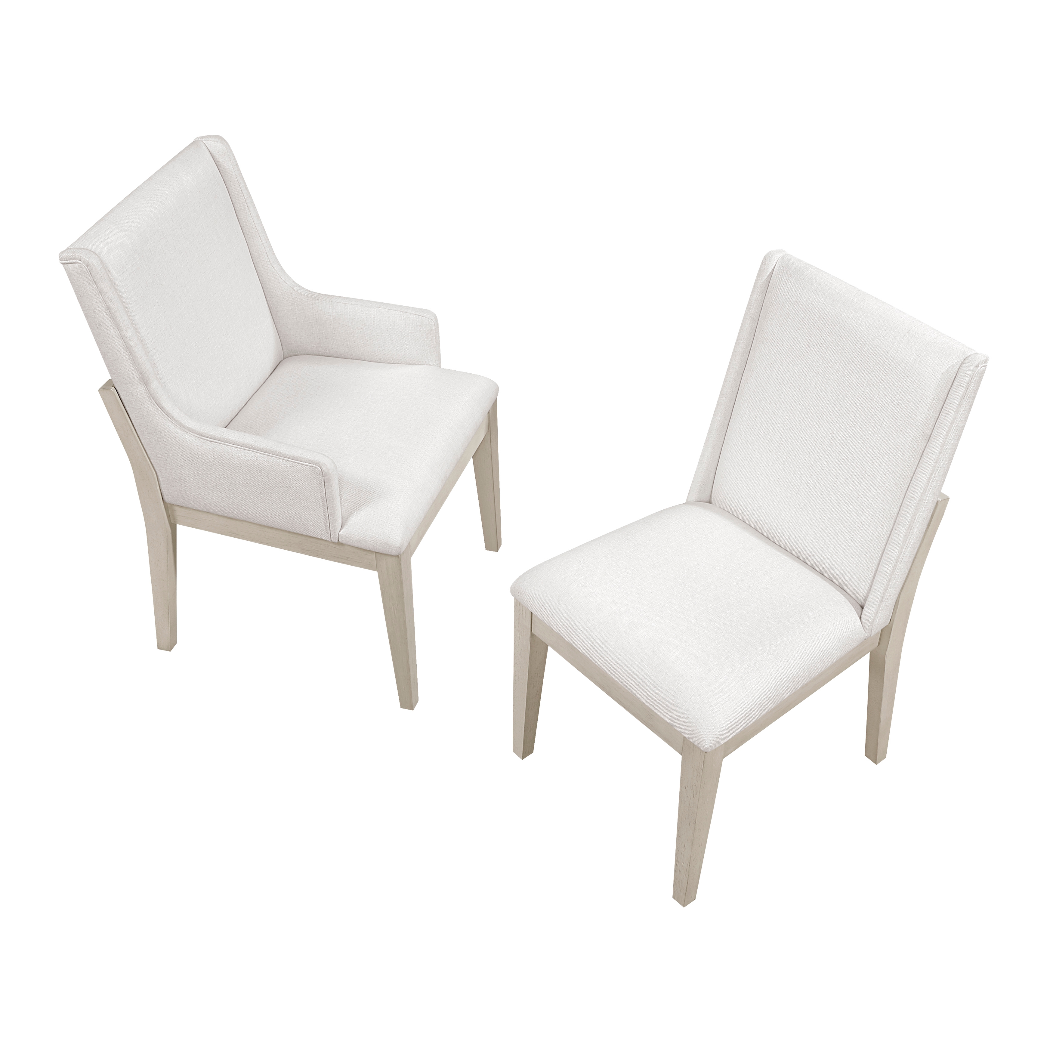 Tundra Fabric/Wood Arm Chair