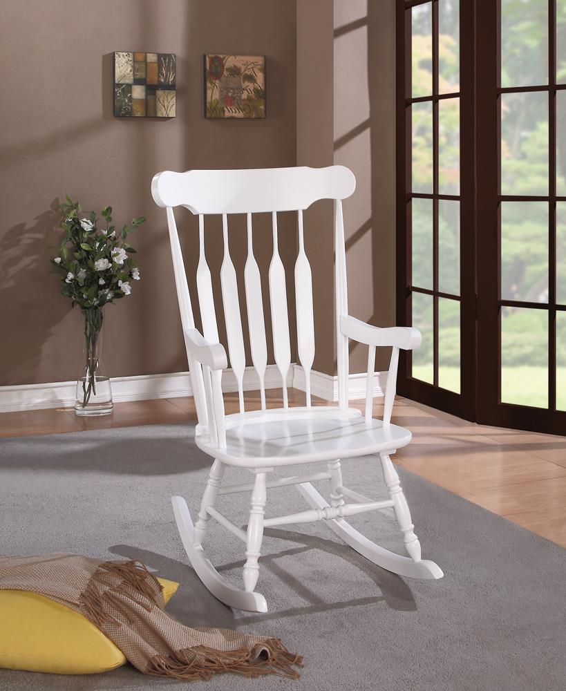 Gina Wood Rocking Chair White