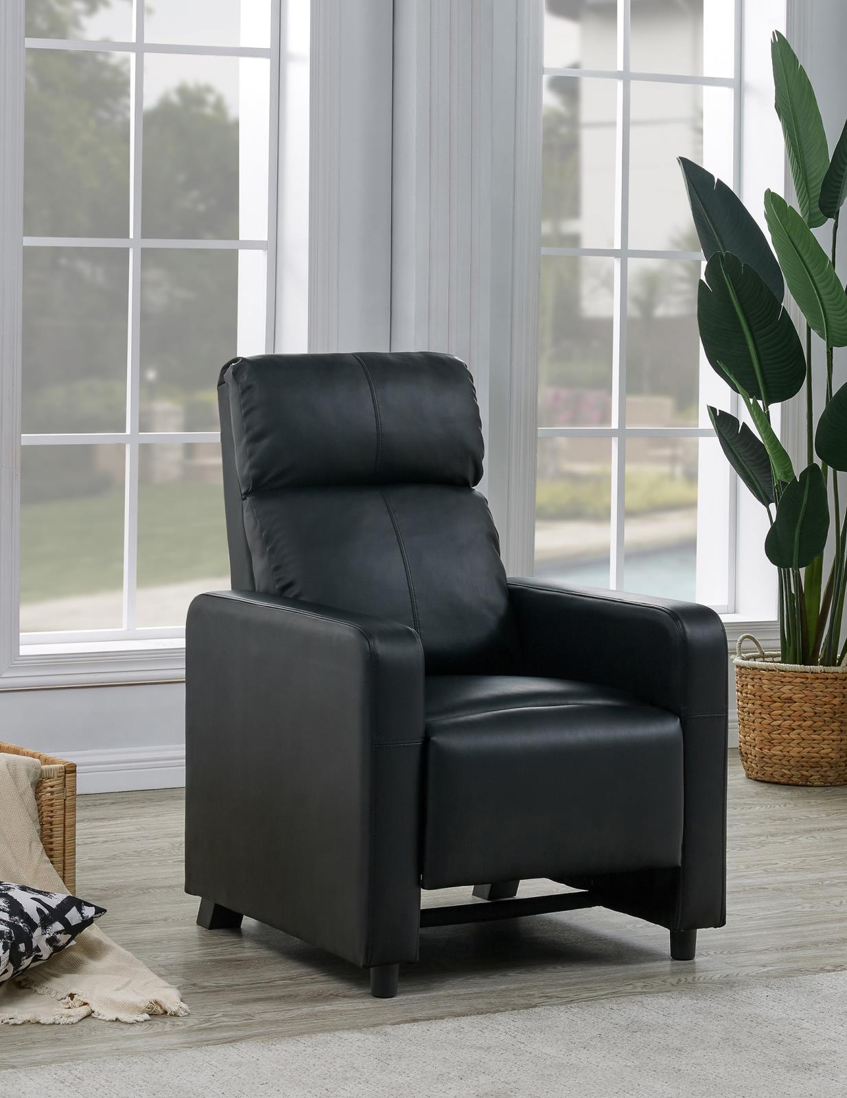 Toohey PU Home Theater Push Back Recliner