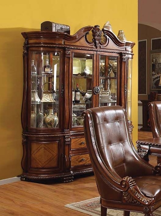 Winfred Glass/Wood China Cabinet