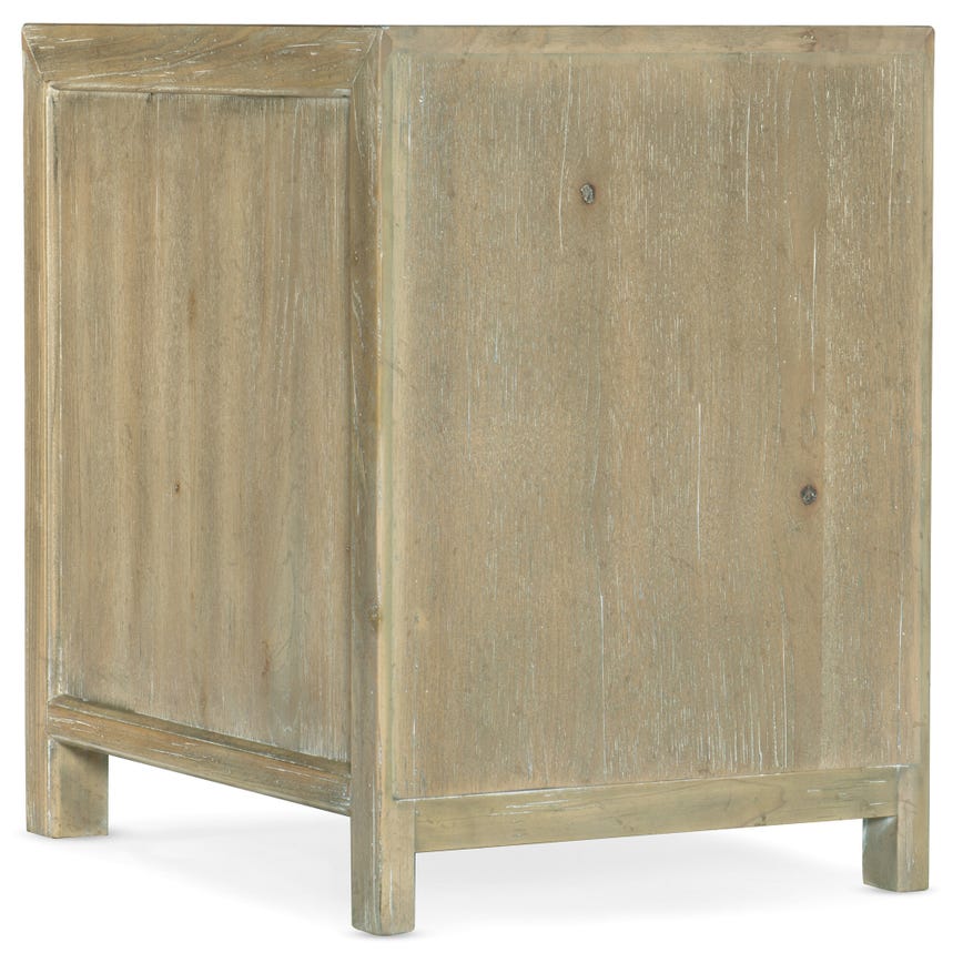 Surfrider Pecan Veneer/Resin 1-Drawer Chest