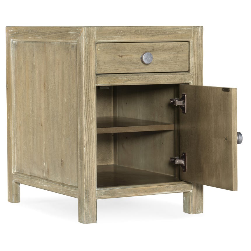 Surfrider Pecan Veneer/Resin 1-Drawer Chest
