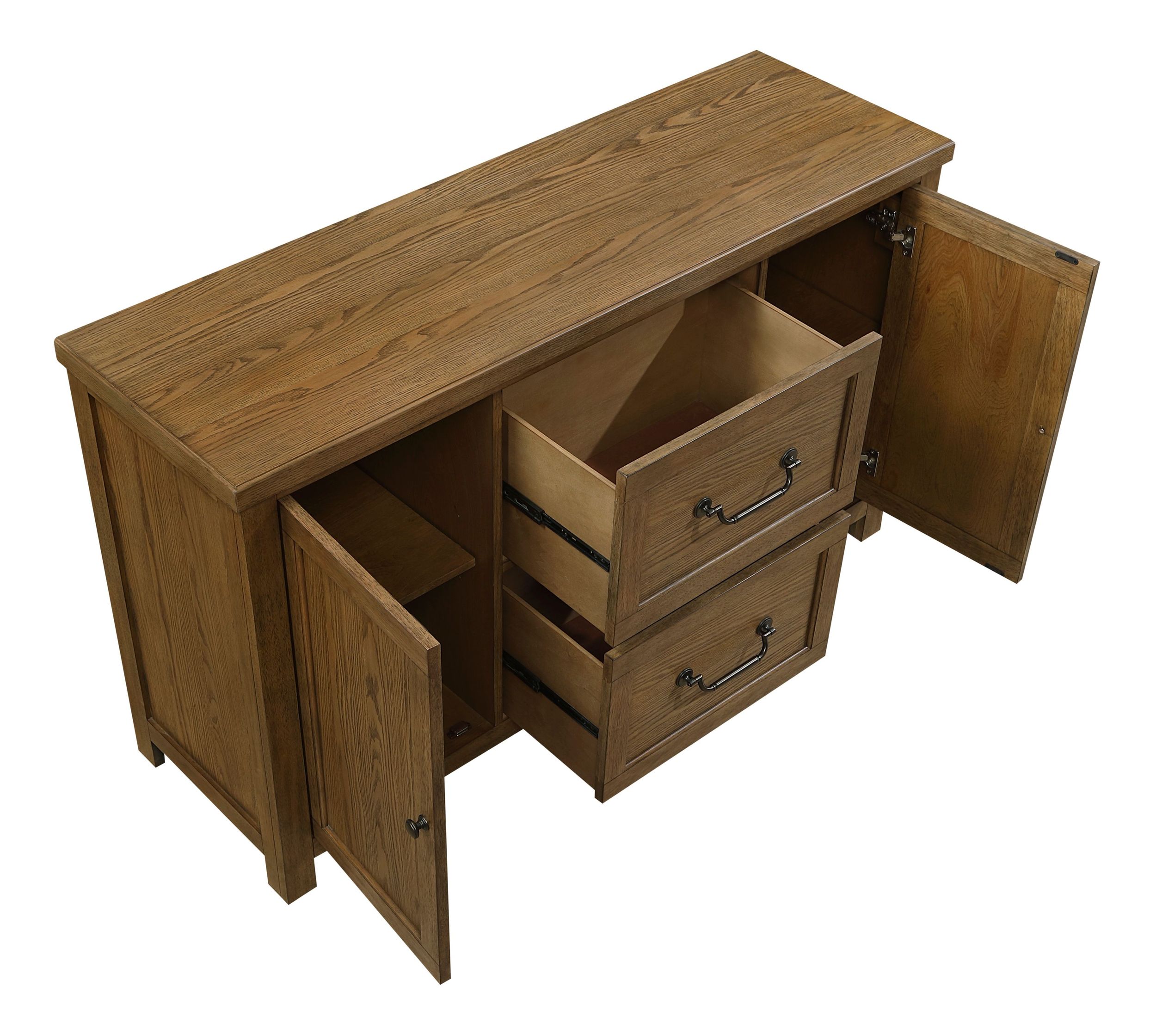 Wyatt Wood Buffet/Server with 2 Doors & 2 Drawers