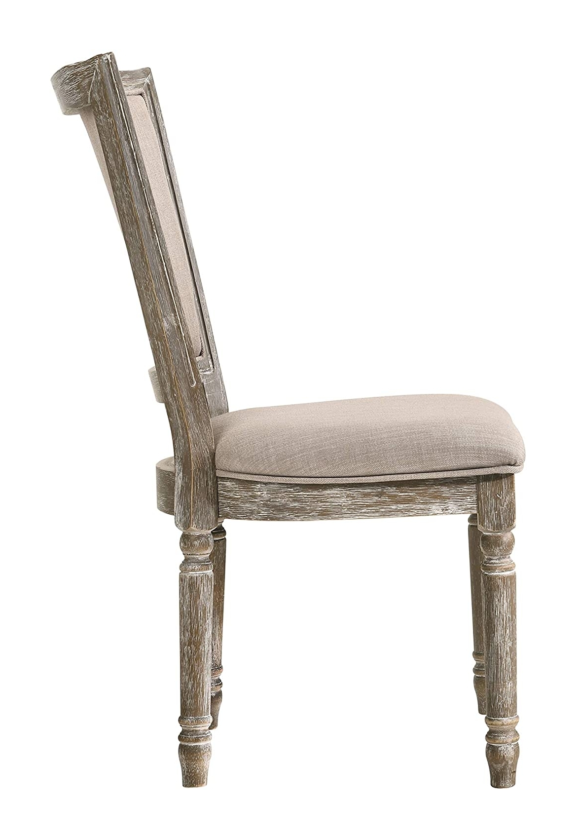 Gabrian Fabric/Wood Dining Side Chair