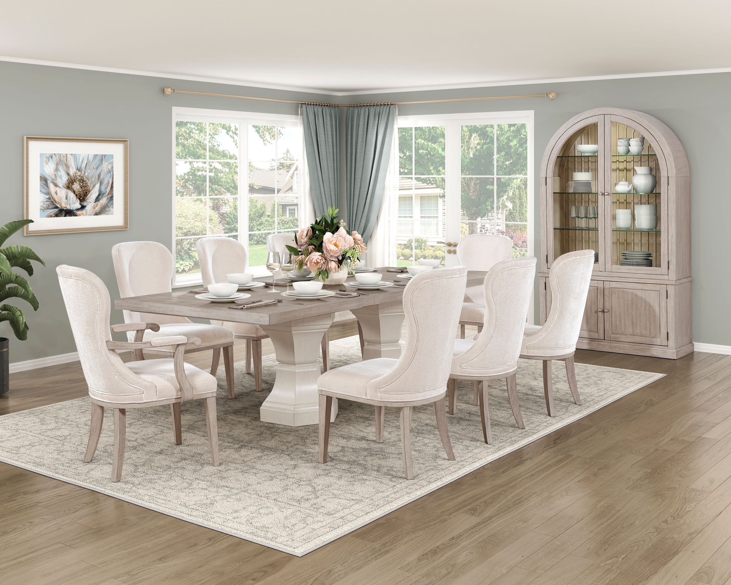 Lofton Rectangular Drop Leaf Wood Dining Table