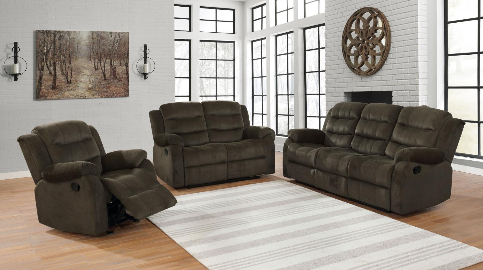 Rodman Pillow Top Arm Velvet Motion Loveseat