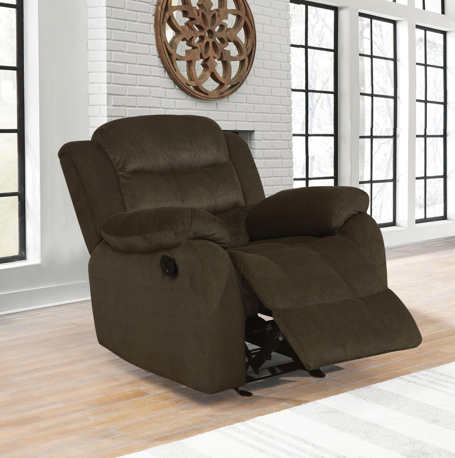 Rodman Velvet Glider Recliner