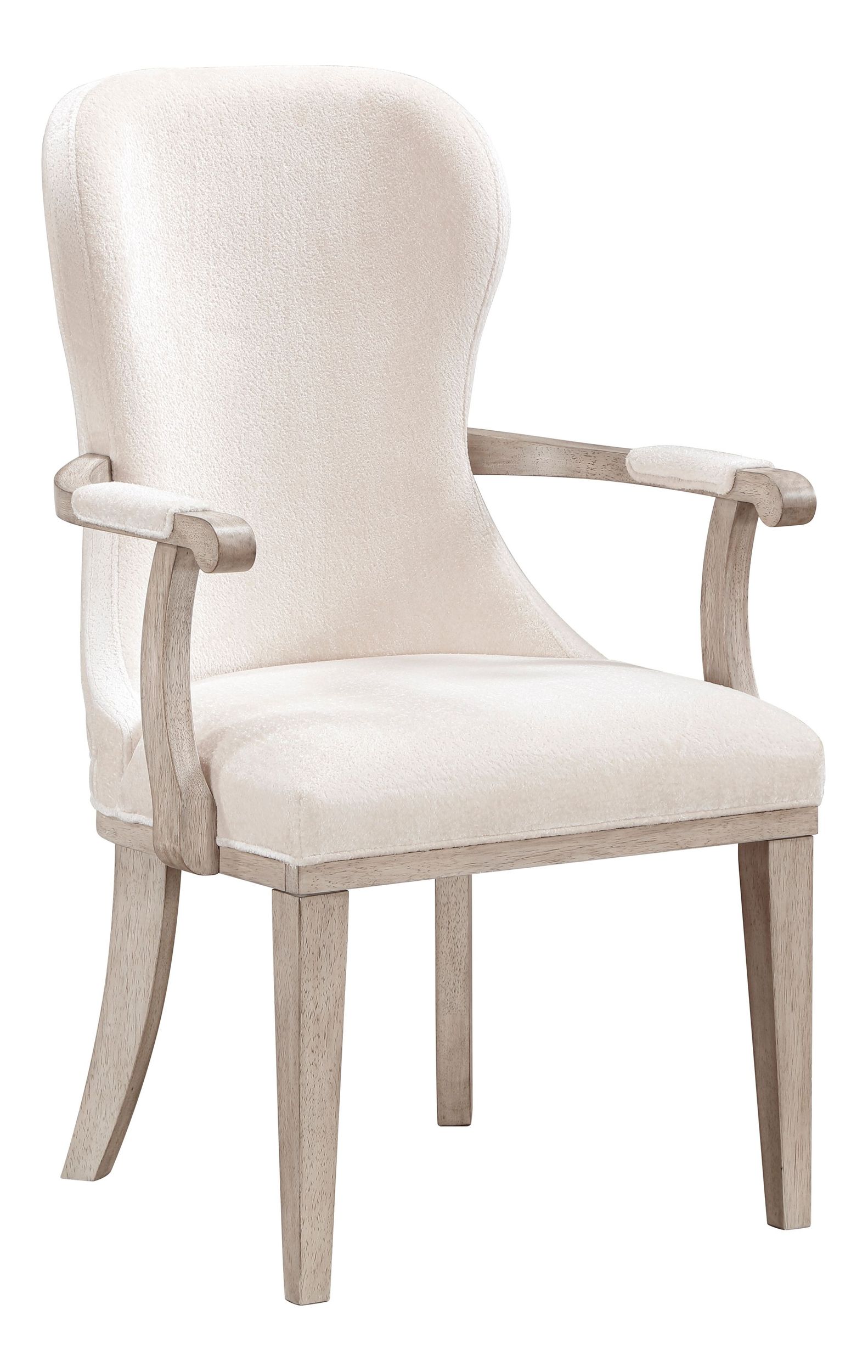 Lofton Wood/Fabric Arm Chair