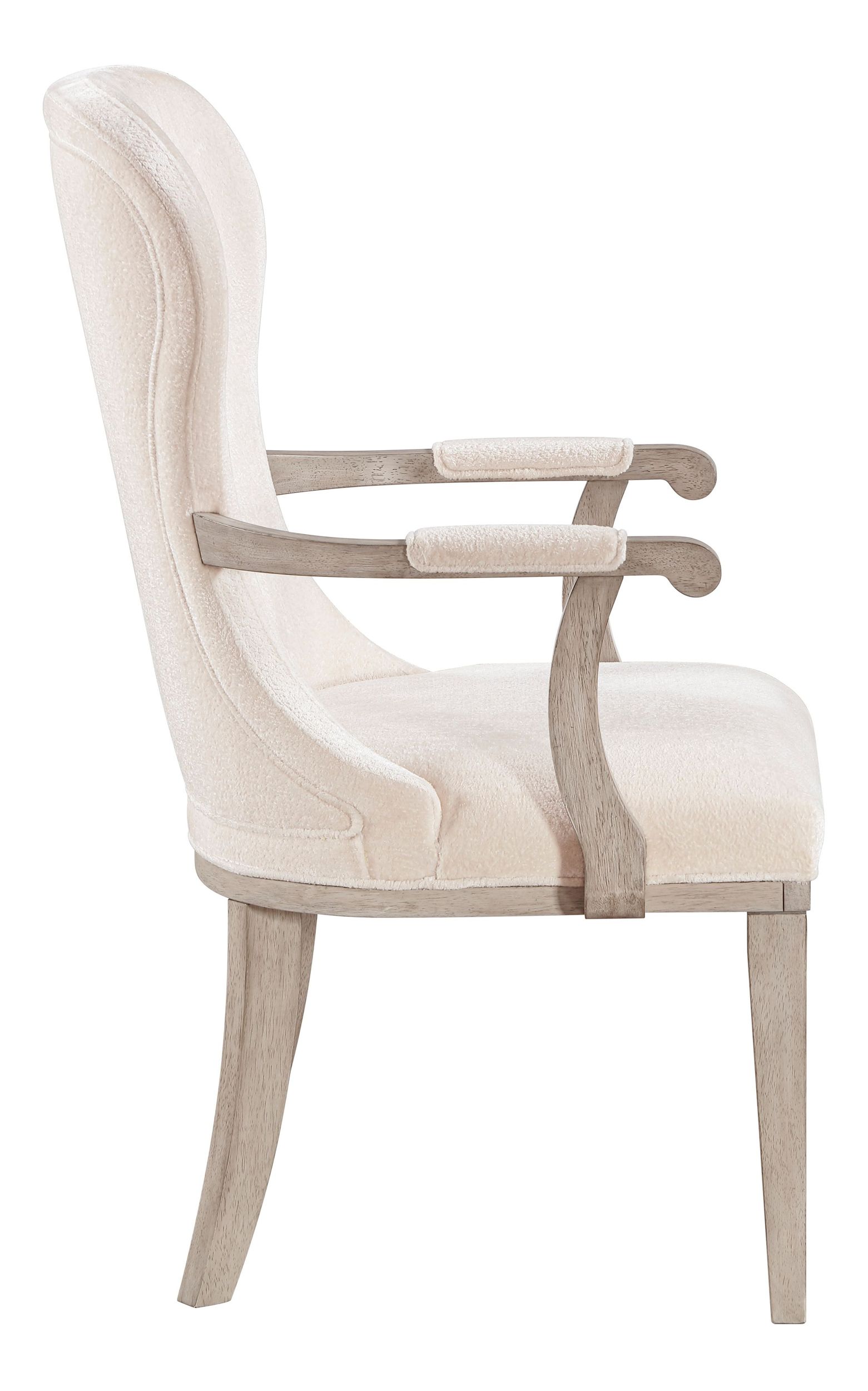 Lofton Wood/Fabric Arm Chair