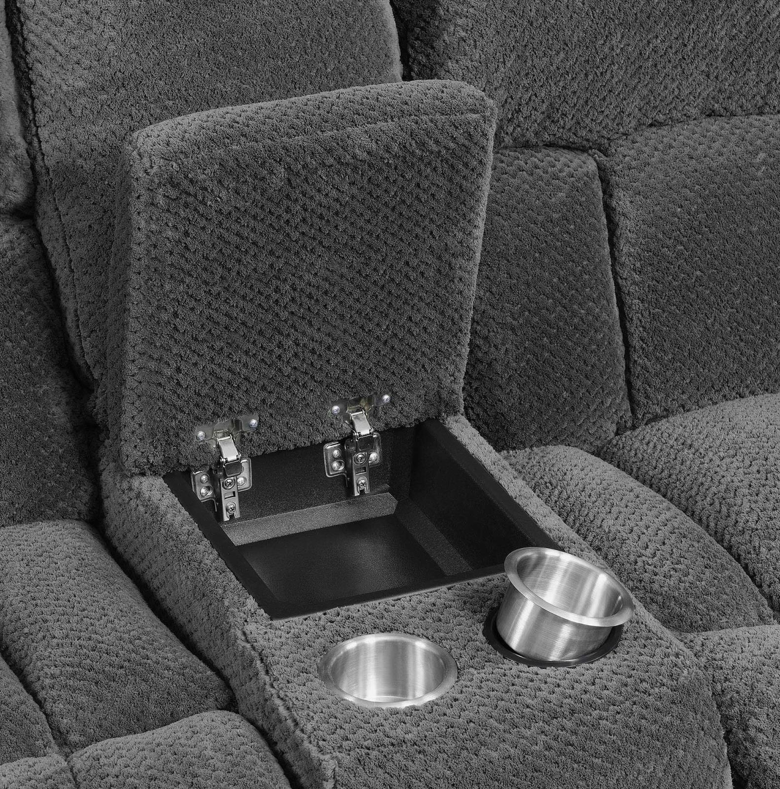 Weissman Motion Fabric Loveseat with Console