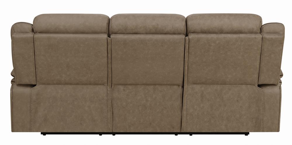 Higgins Pillow Top Arm Faux Suede Motion Sofa