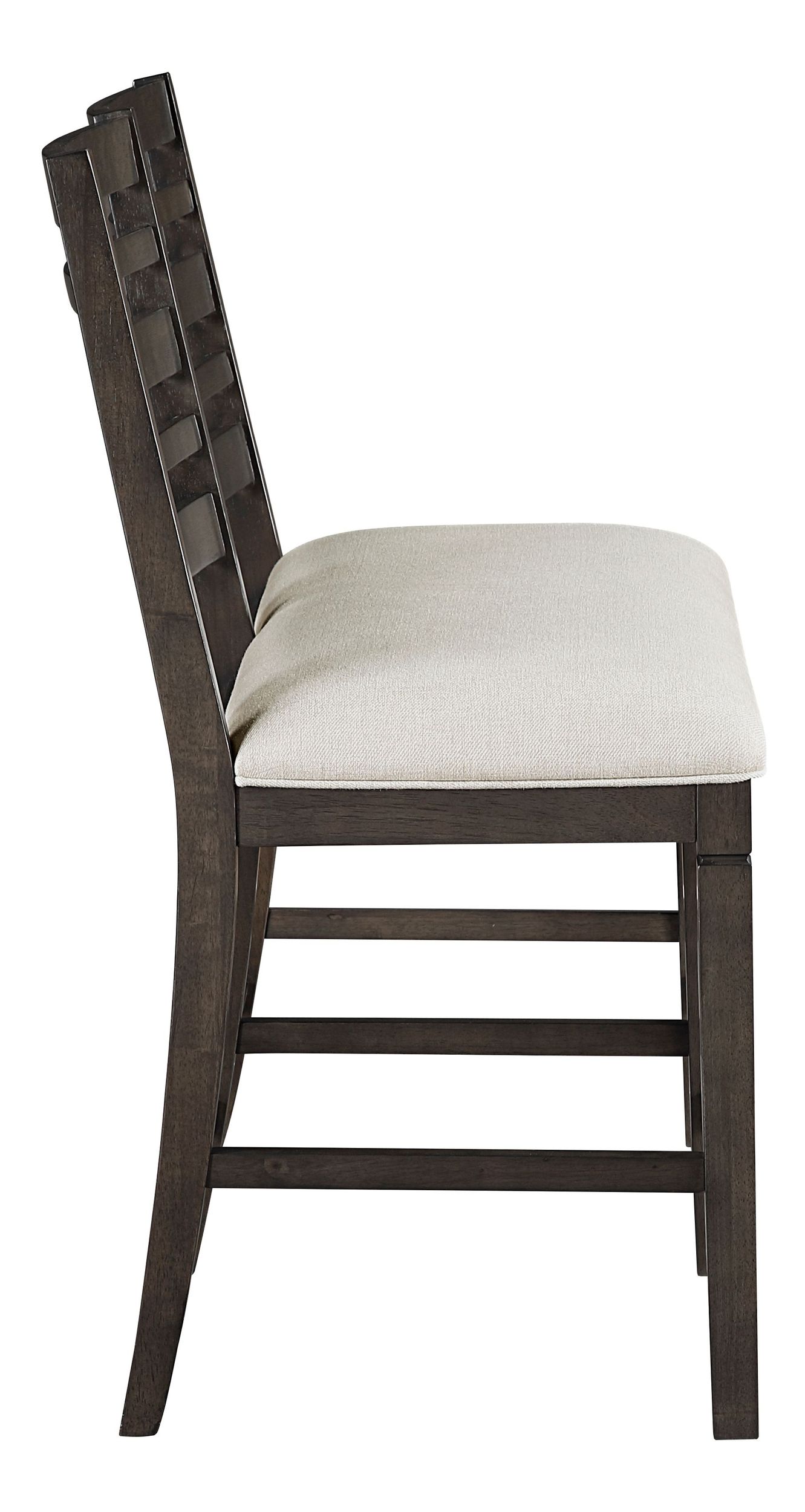 Victoria Wood/Fabric Dining Counter Height Bench