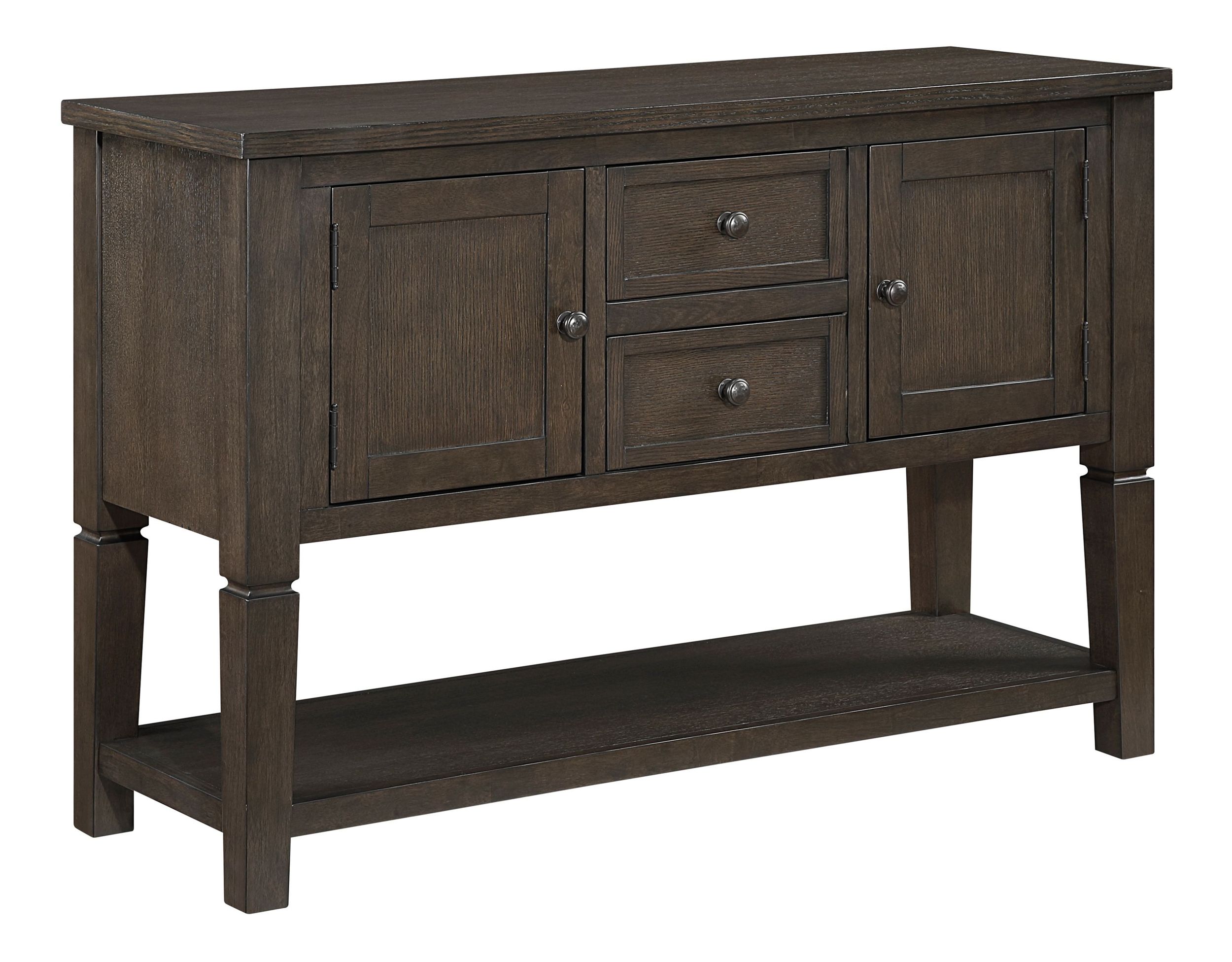 Victoria Wood Server with 2 Doors & 2 Drawers