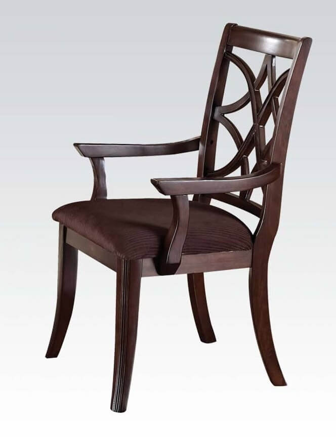 Keenan Microfiber/Wood Dining Set by ACME