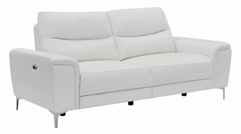Largo Leather/PVC Power Living Room Set