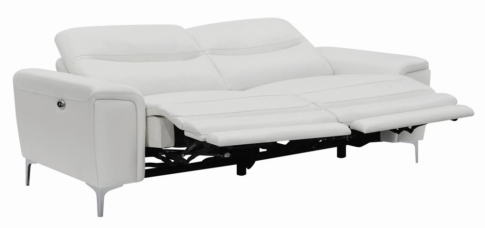 Largo Leather/PVC Power Sofa