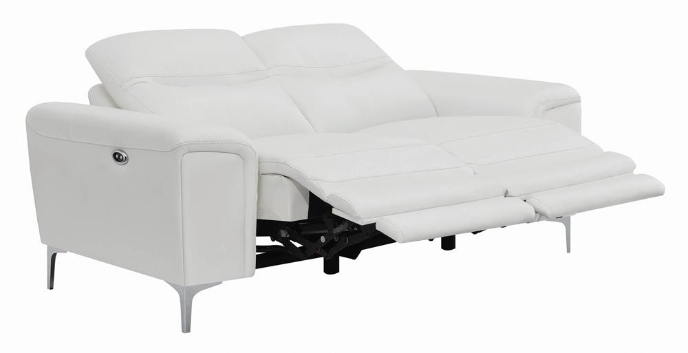 Largo Leather/PVC Power Living Room Set