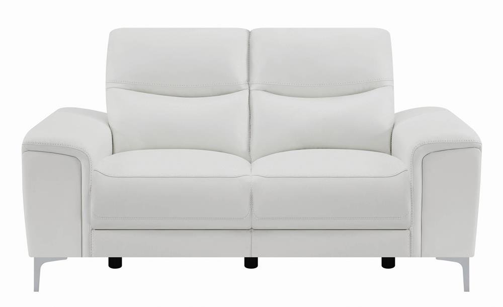 Largo Leather/PVC Power Living Room Set