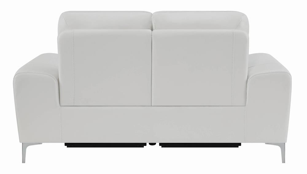 Largo Leather/PVC Power Loveseat