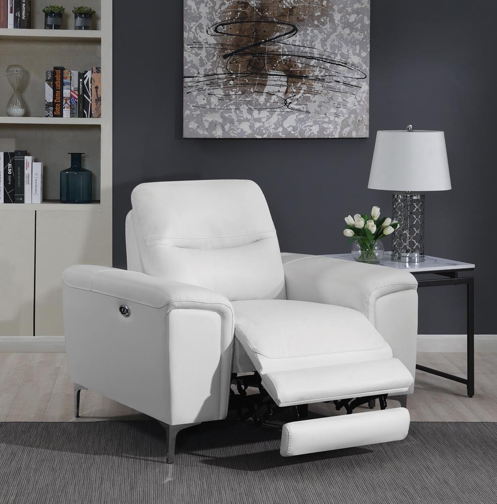 Largo Leather/PVC Power Living Room Set