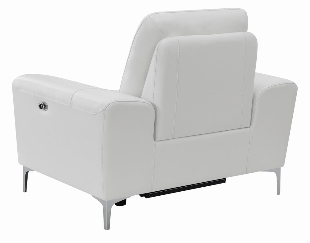 Largo Leather/PVC Power Living Room Set