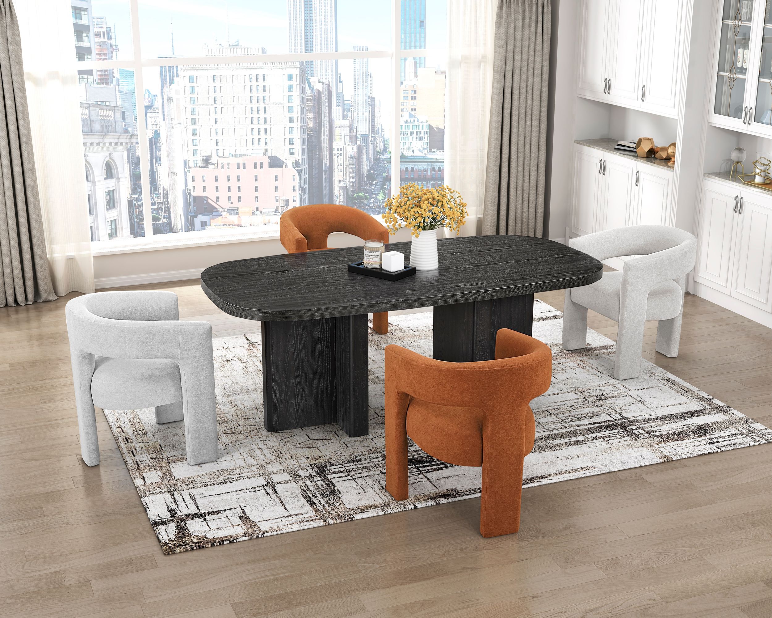 Marais Oval Wood Dining Table
