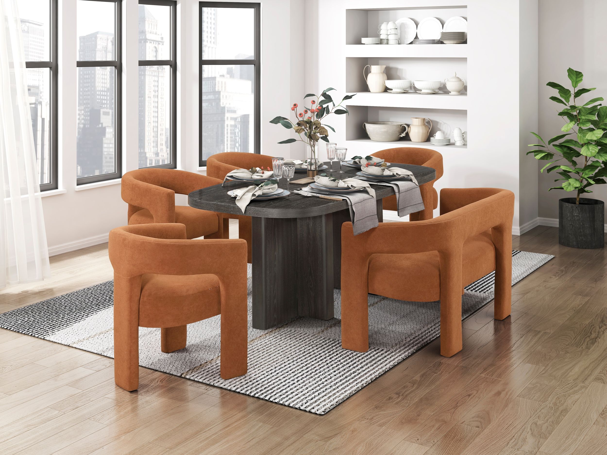 Marais Oval Wood Dining Table