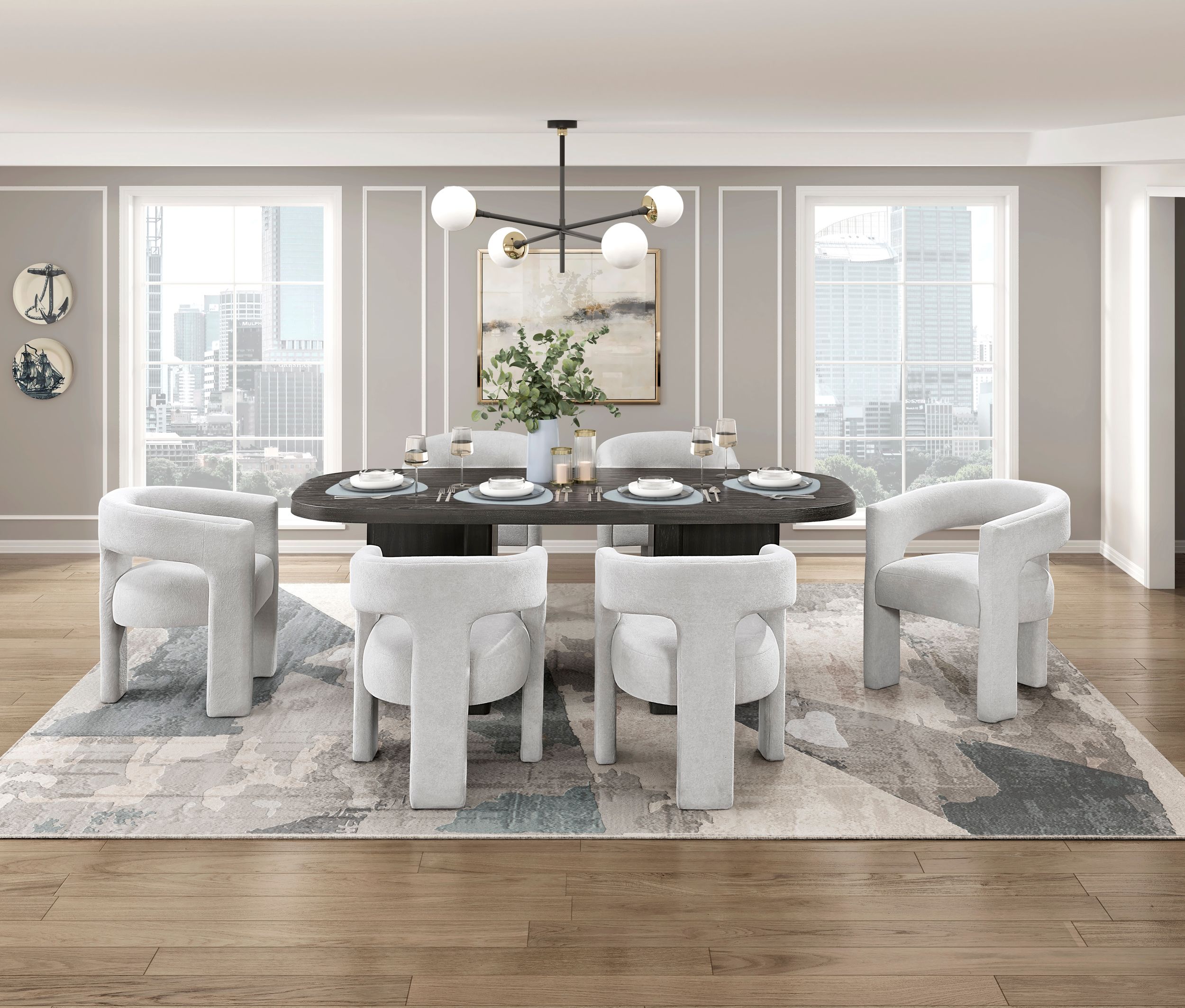 Marais Wood Dining Room Set