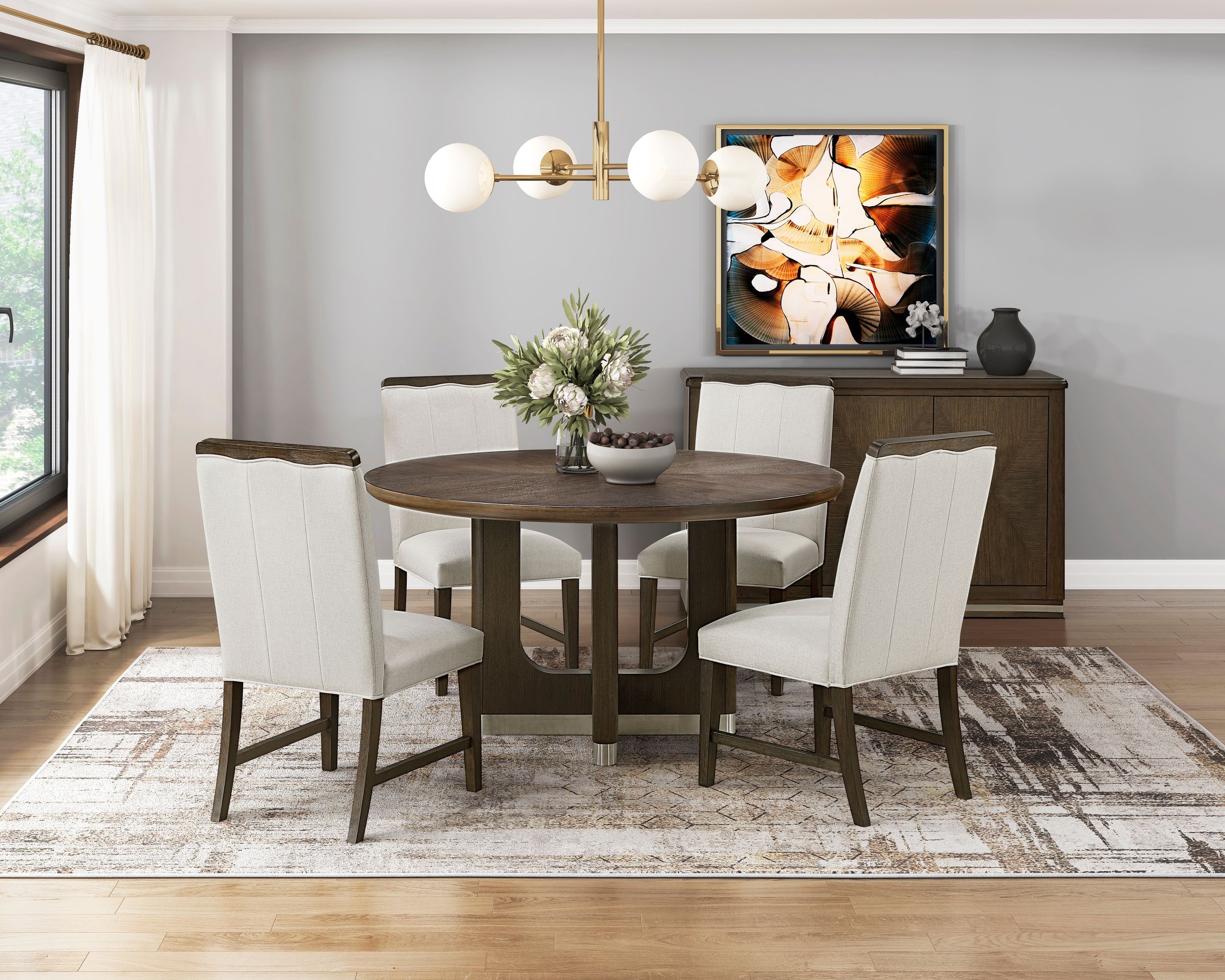 Clara Round Wood Dining Table