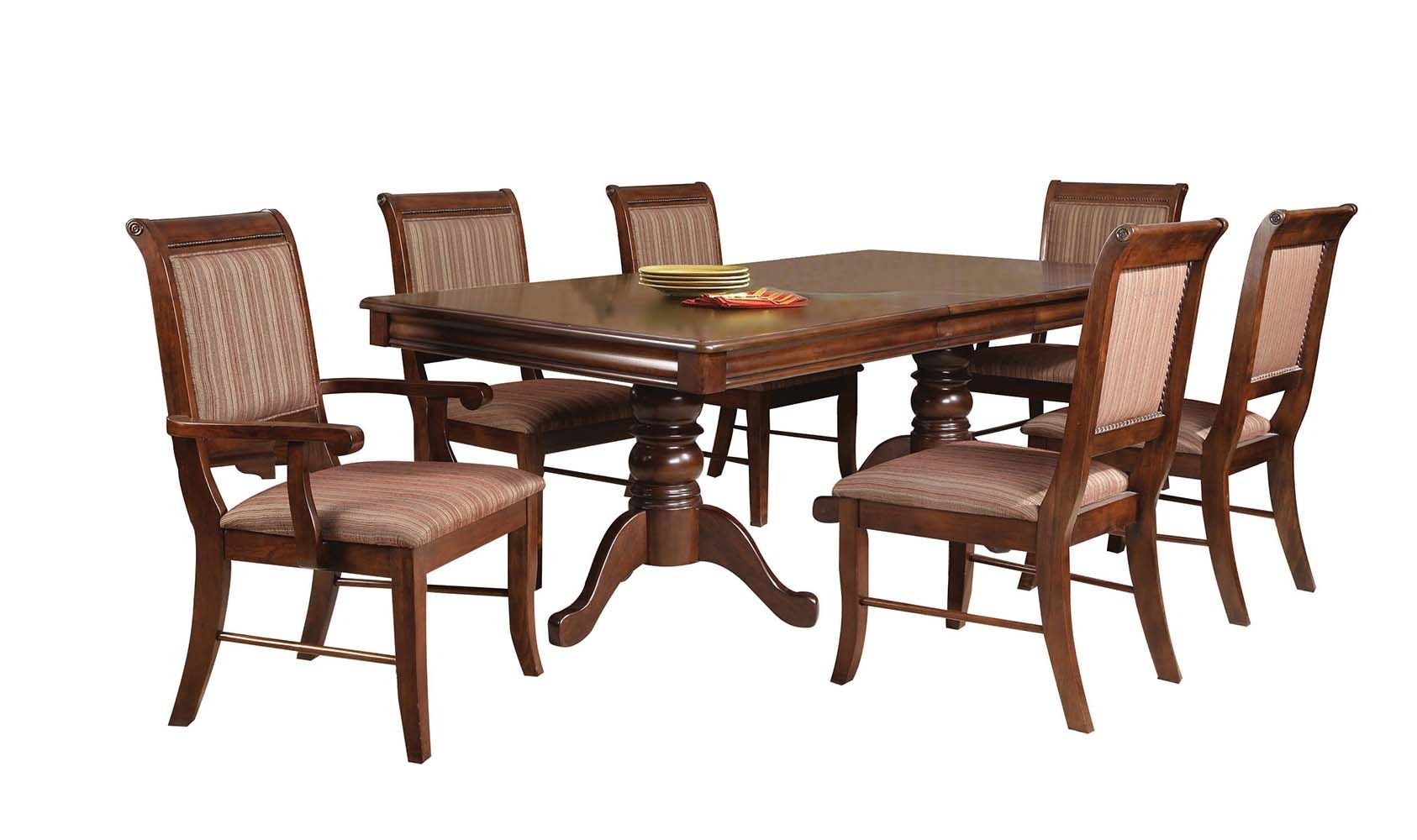 Mahavira Wood Extendable Dining Room Set
