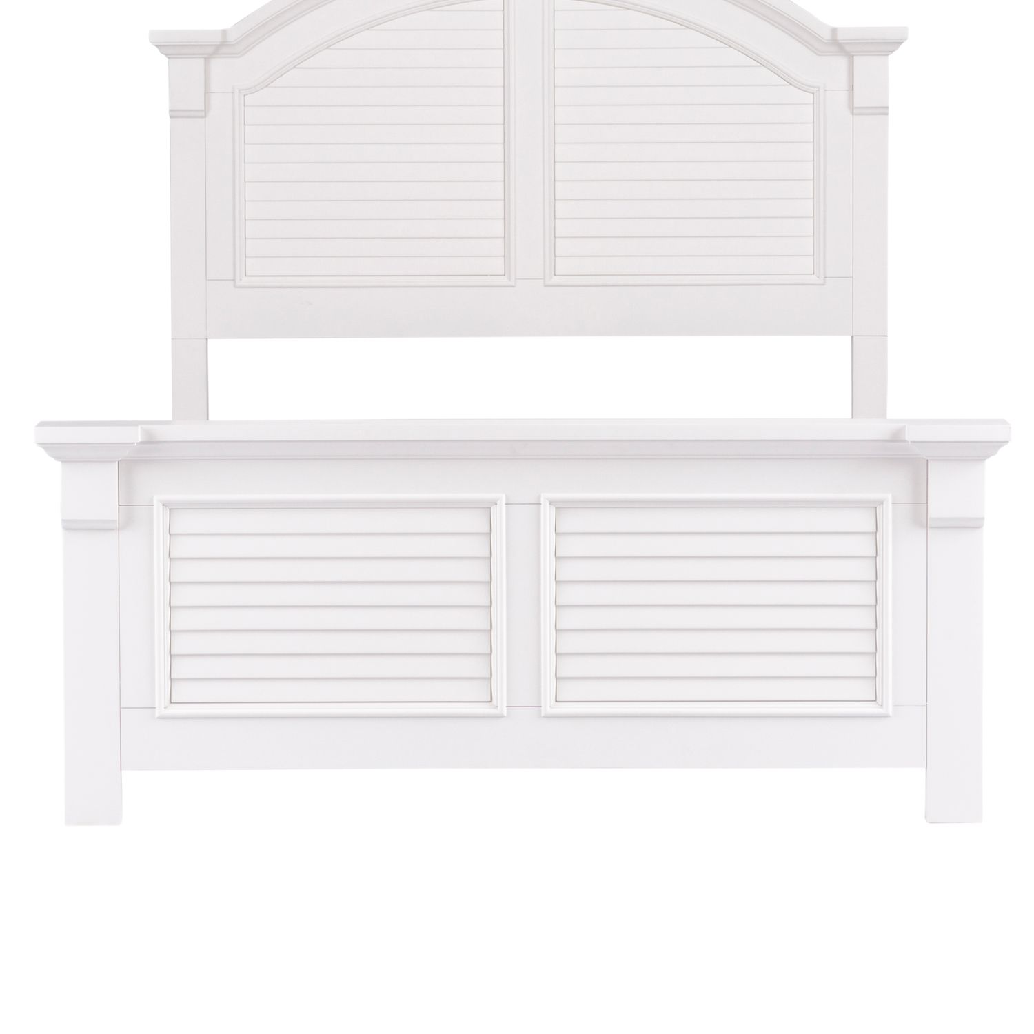 Summer House MDF/Wood Full Size Panel Bed