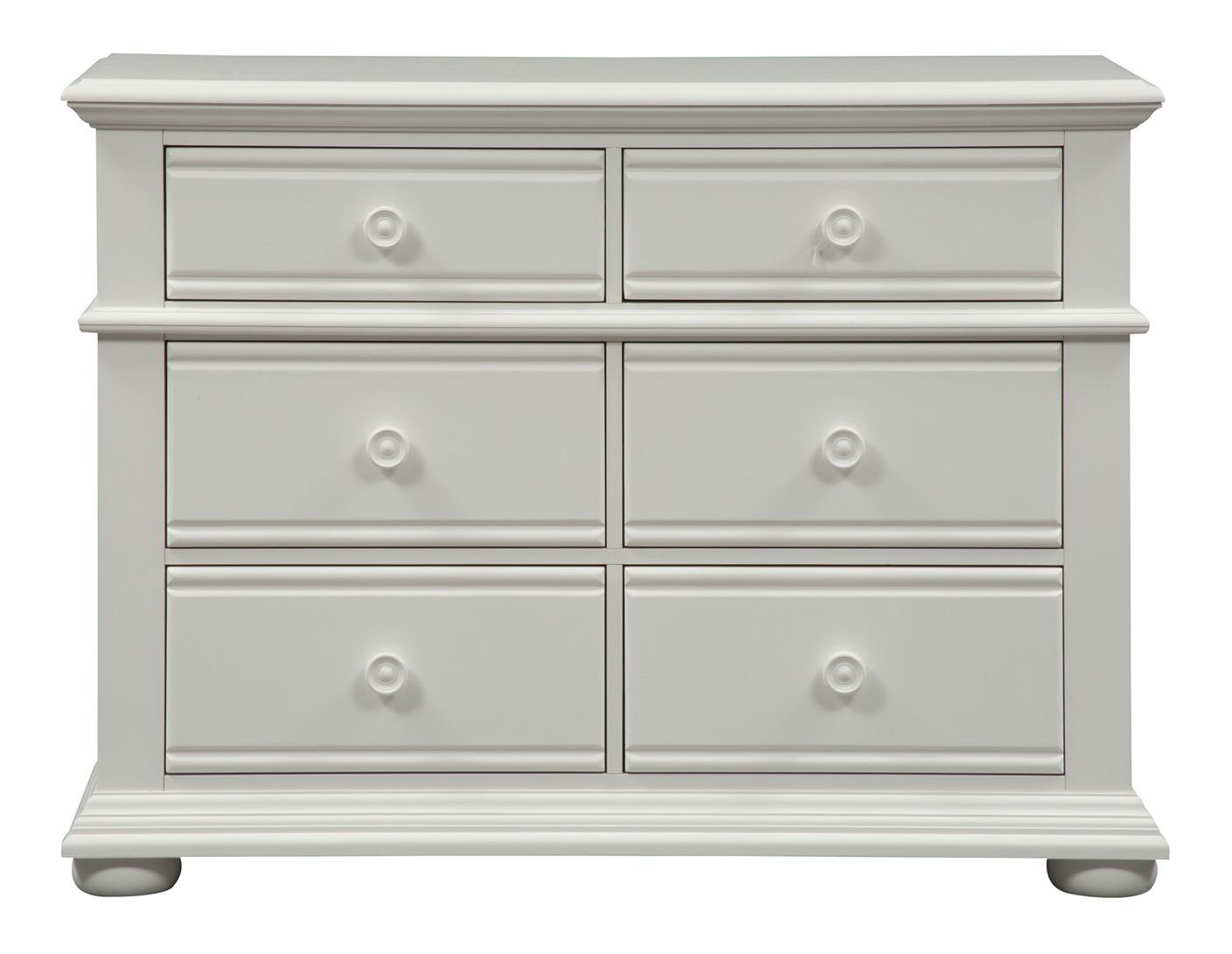 Summer House I Wood 6-Drawer Media Chest