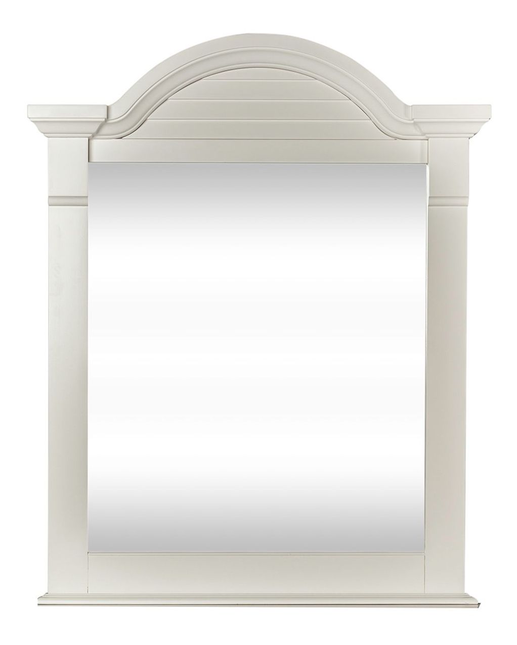 Summer House Arched Wood Small Mirror