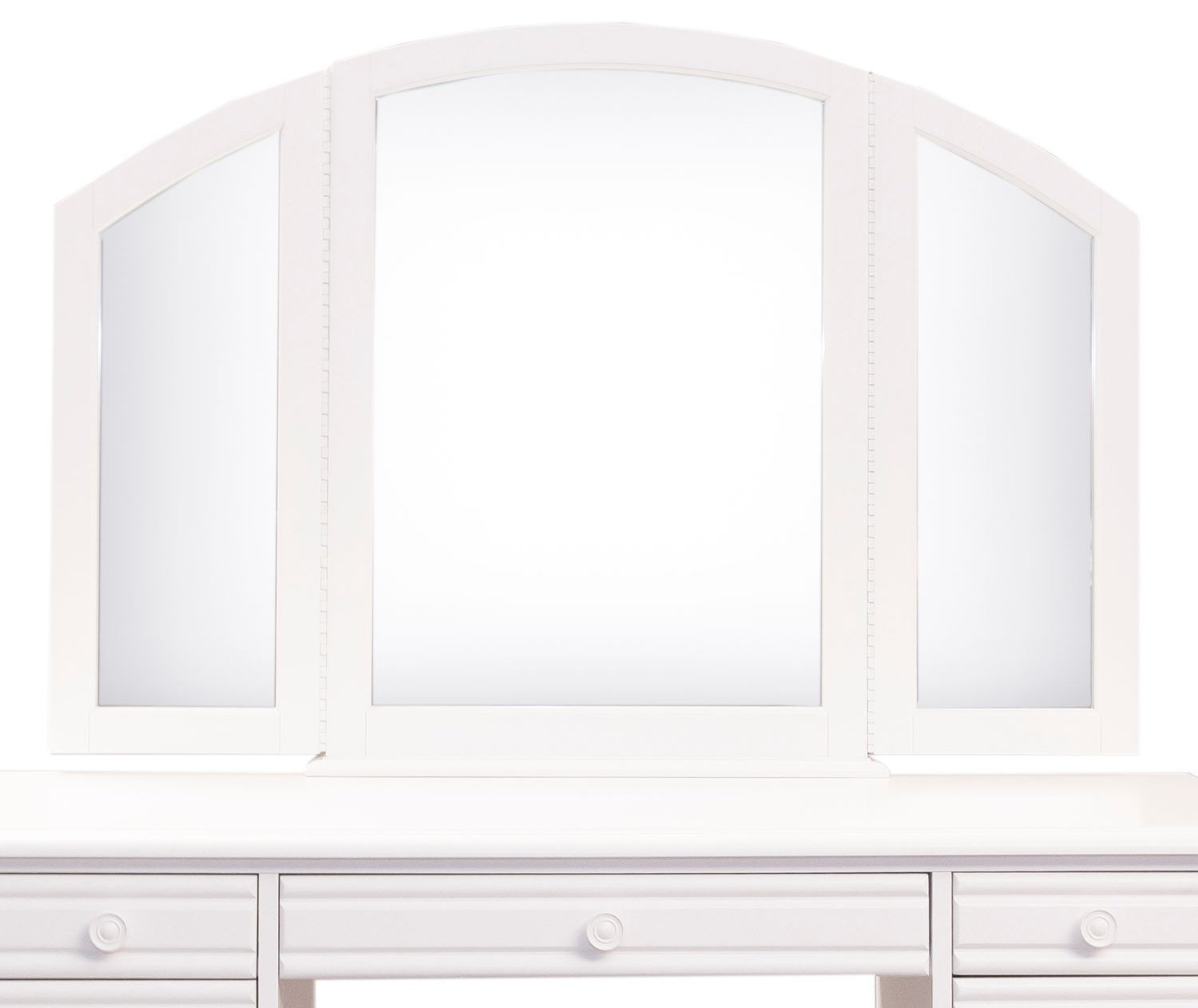 Summer House I Wood Vanity Tri-Fold Mirror