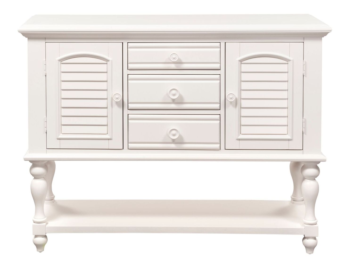 Summer House Wood 2-Door 3-Drawer Server