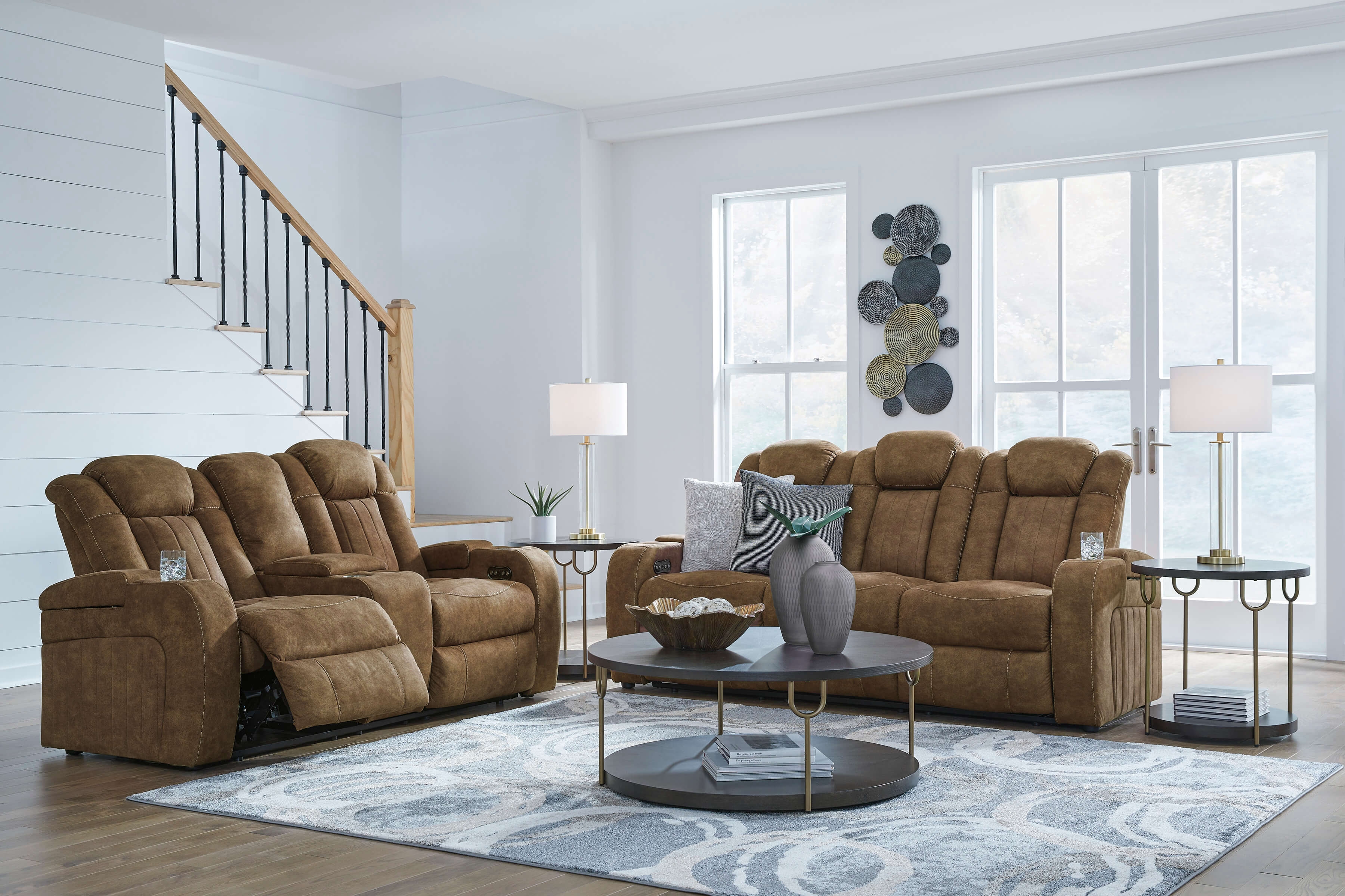 Wolfridge Polyester/PU Power Reclining