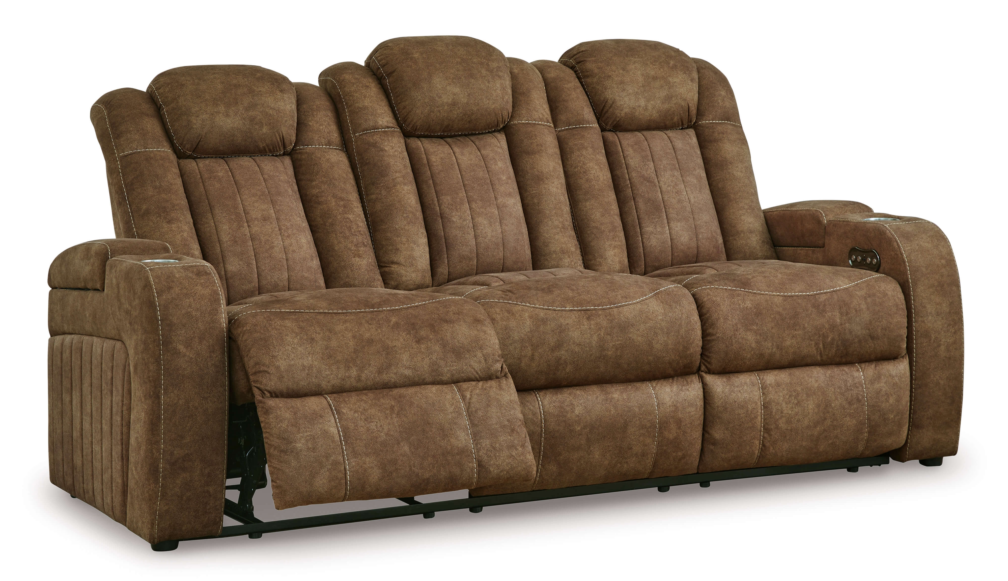 Ashley Wolfridge Power Reclining Chaise Sofa