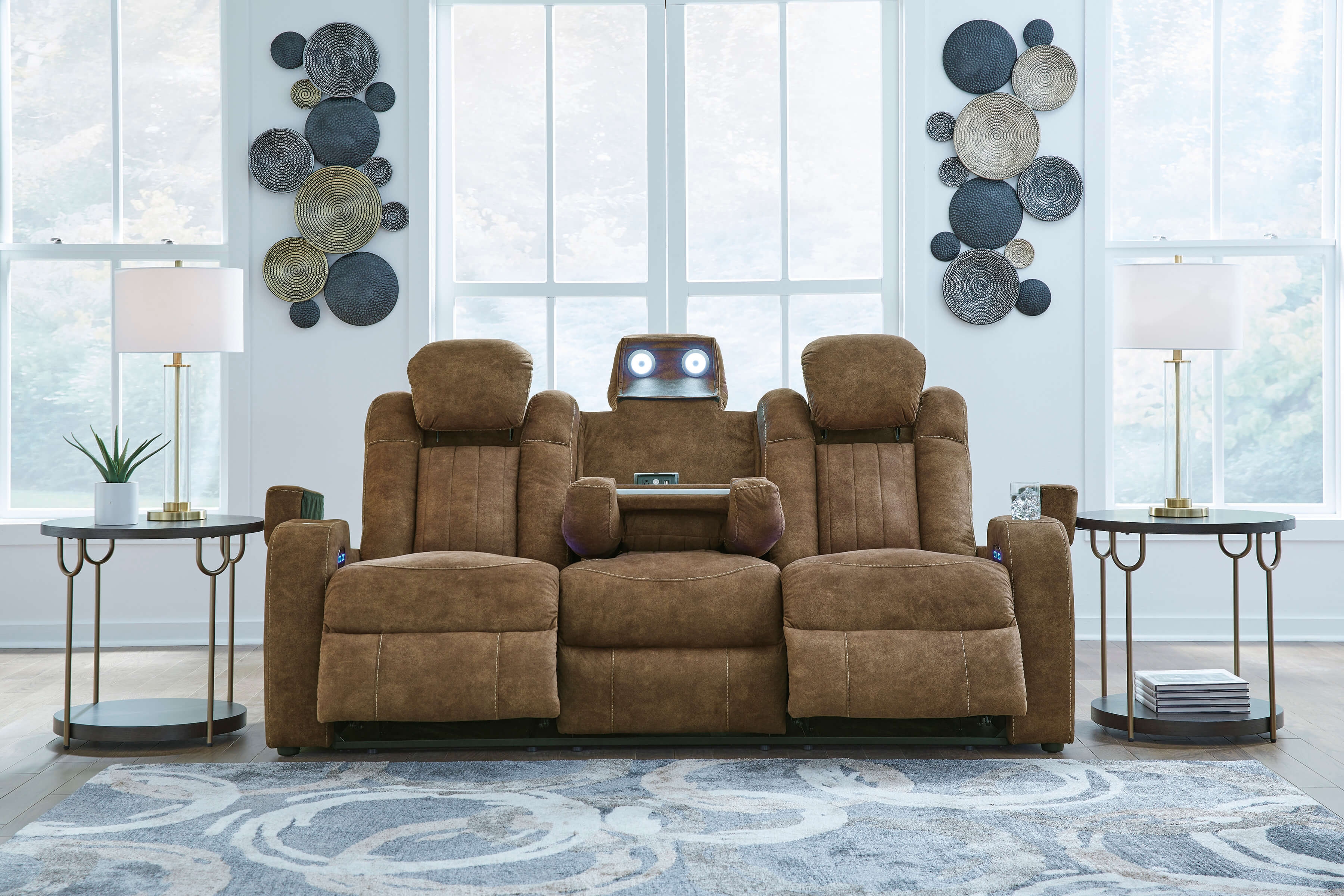 Ashley Wolfridge Chaised Sofa