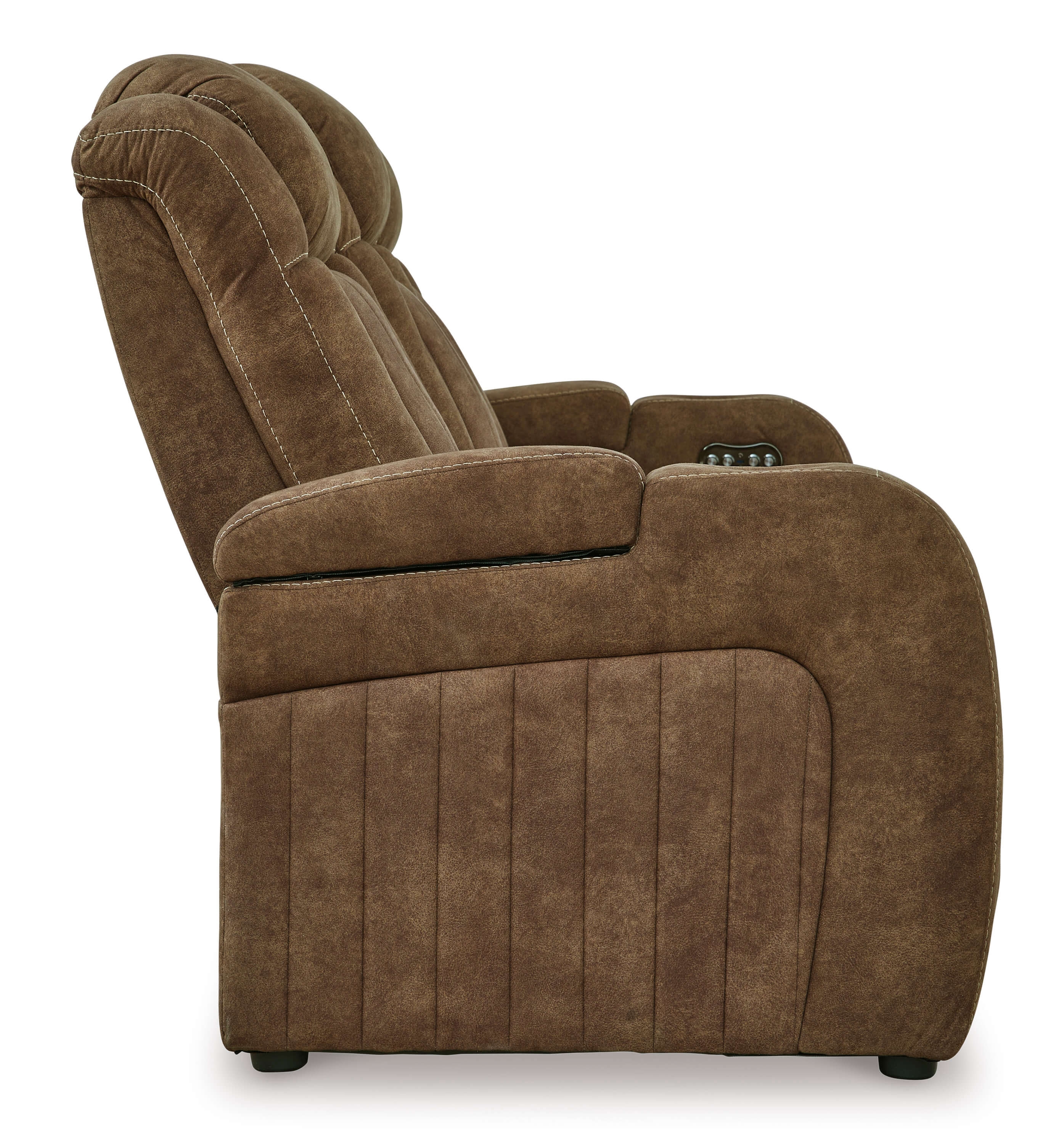 Ashley Wolfridge Power Reclining Sofa Side