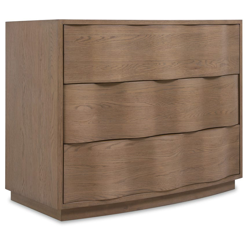 Sonnet Oak Veneer/Fabric Upholstered Bedroom Set