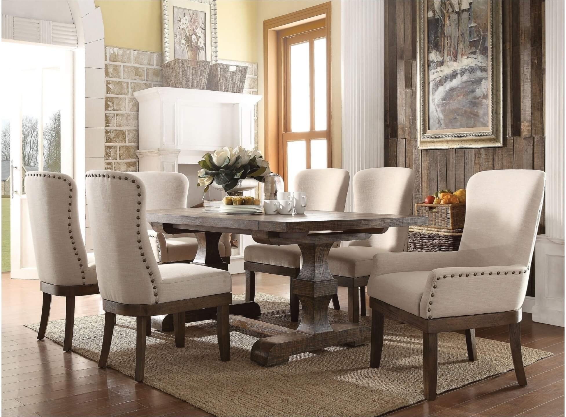 Landon Wood/Wood Veneer Rectangular Extendable Dining Table