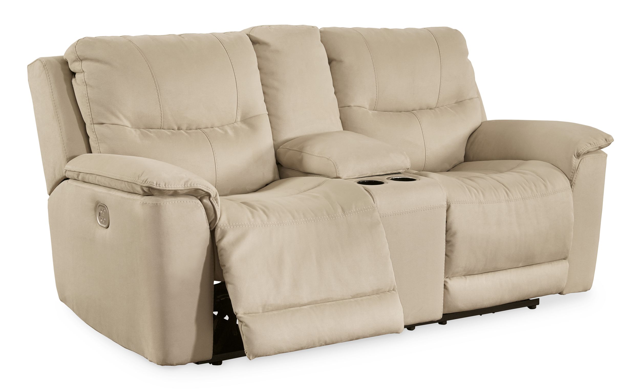 Ashley Next-Gen Gaucho Faux Nubuck Leather Reclining Loveseat
