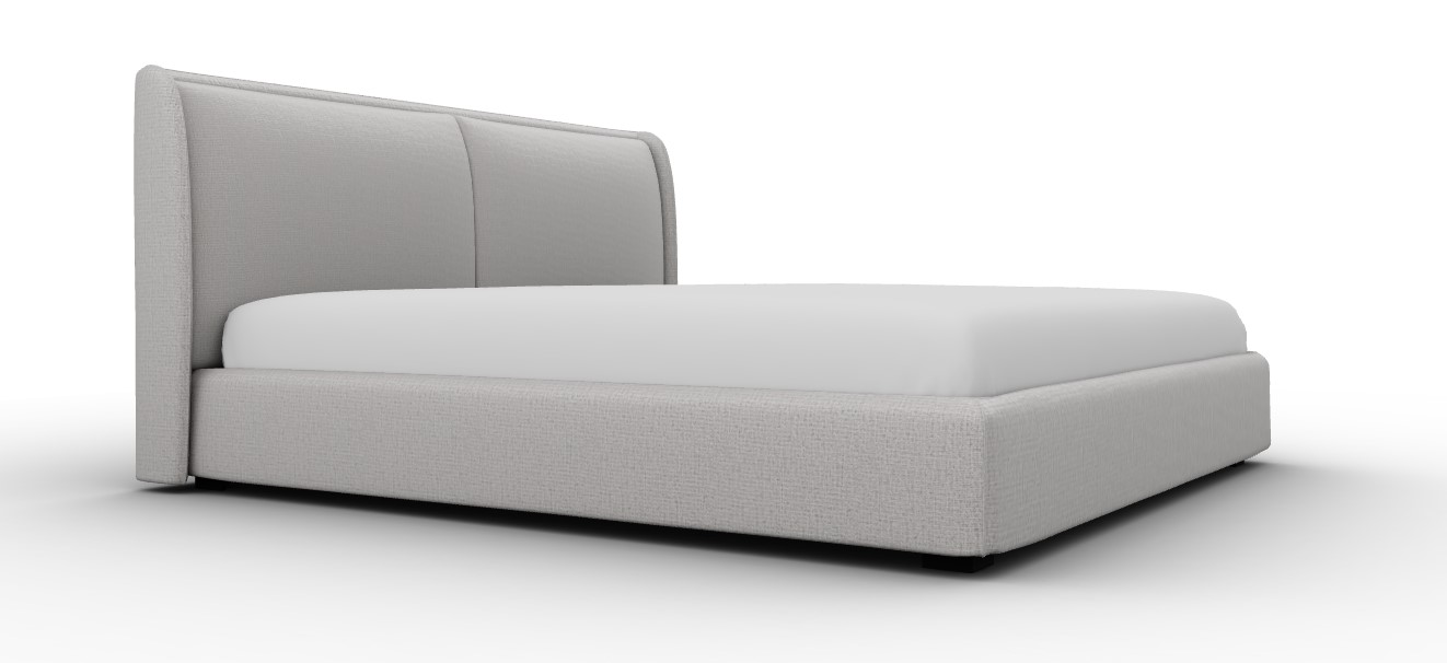 Dolly Upholstery/Wood Platform Bed